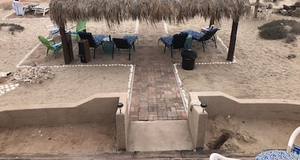 3/2/1 BDRM CASITA apartments with OCEANFRONT Sky patio & Beach Palapas