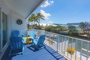 Terrace/patio - Angler's Dream charming 2-bedroom, 2-bath half duplex, just minutes from beautiful Sombrero Beach! (Marathon)
