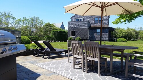 Beautiful home with private heated pool, basketball and large outdoor space.