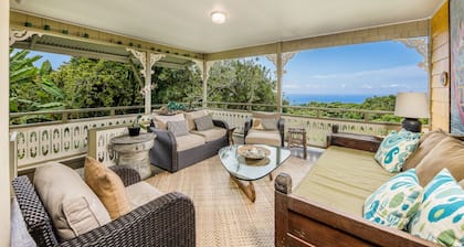 Charming Historic Ranching-Era Estate. Magische Kona Ansichten. Nah an alles!