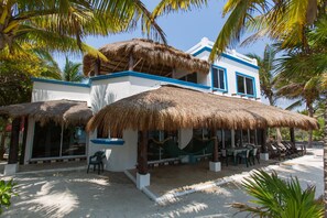Exterior - Beachfront Villa with pool & waterfall: Gorgeous sandy beach (Tulum)