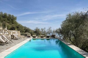 Pool - Villa rental in Cinque Terre in a spectacular position (Monterosso Al Mare)