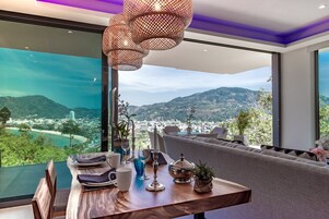 Presidential Suite, Balcony, Ocean View | In-room dining