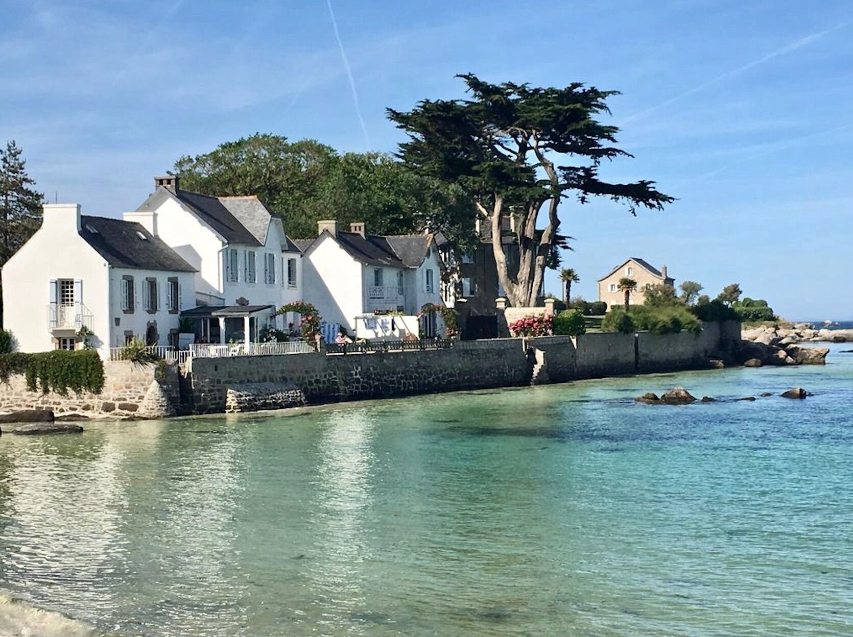 Maisons près du café du port