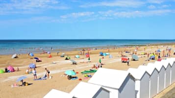 Vlak bij het strand