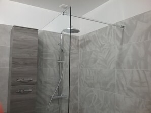 Shower, hair dryer