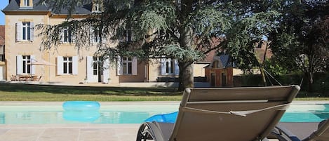 AuĂenpool, beheizter Pool