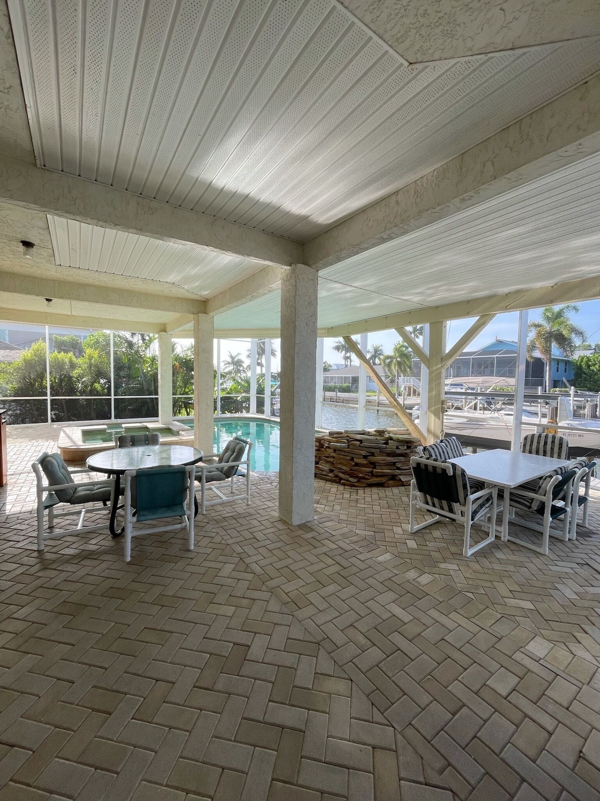 Photo 12 of Private Waterfront home with pool and hot tub with large dock in Isle of Capri