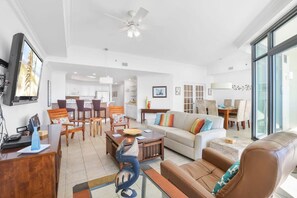 Smart TV, DVD player, books, offices - Phoenix West 2508: Beachfront Bliss with Lazy River and beach Views (Orange Beach)
