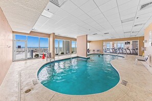 Indoor pool, outdoor pool