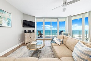 Smart TV, DVD player, books