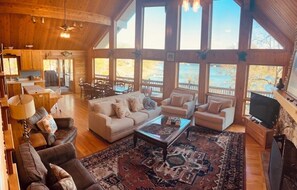 Smart TV, fireplace, DVD player, table football