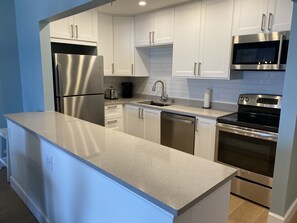 Fridge, microwave, stovetop, dishwasher - Gulf Front Tropical Paradise - perfect set up right on the beach (Madeira Beach)