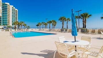 Indoor pool, a heated pool
