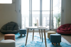 Lobby sitting area