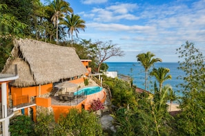 Outdoor pool, an infinity pool