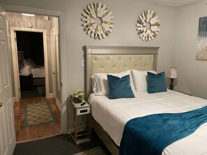 4 habitaciones, escritorio, tabla de planchar con plancha y wifi gratis 