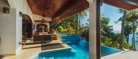 Indoor pool, outdoor pool