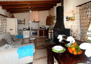 TV, fireplace, DVD player, table tennis