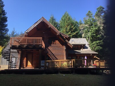 Redwood Log Cabin