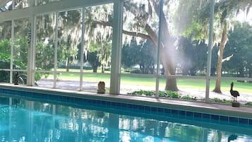 Indoor pool, outdoor pool