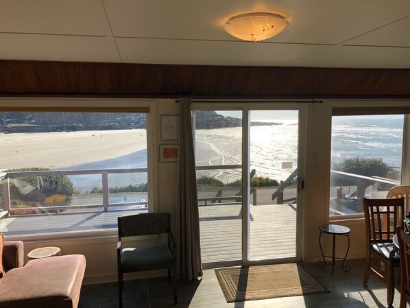 The expansive panoramic view from our windows.