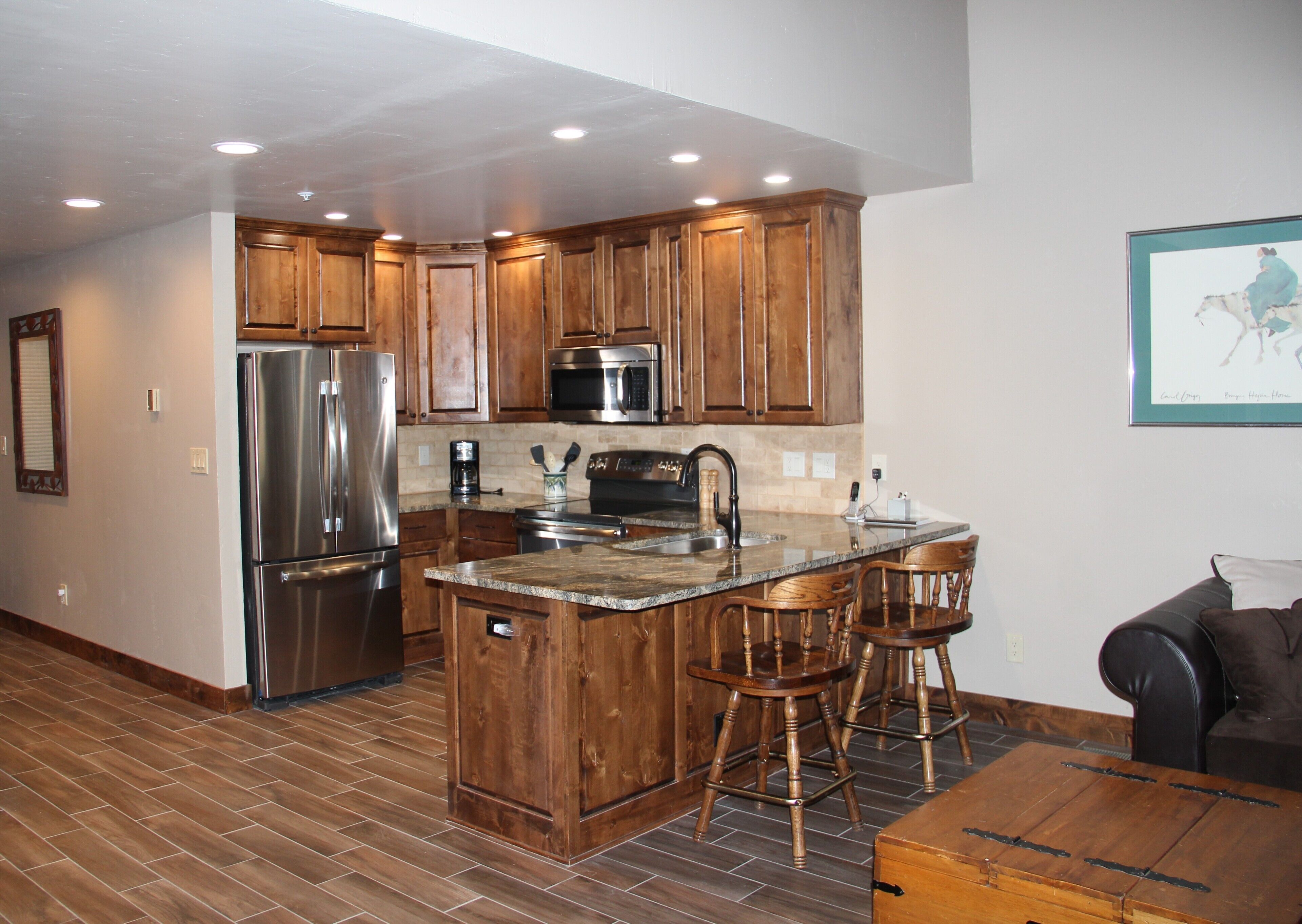 Completely renovated apartment on golf course