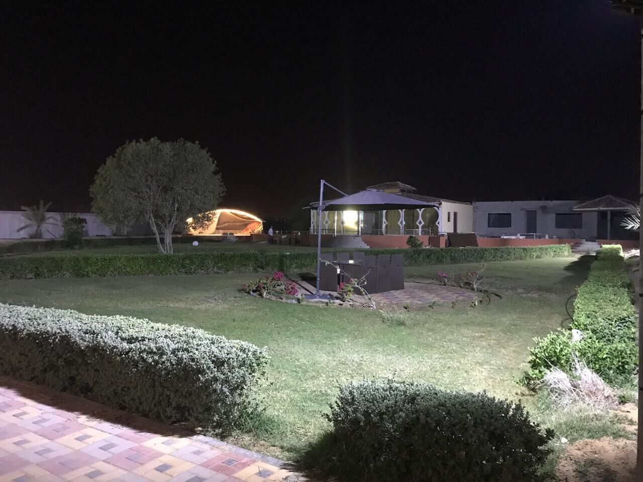 Overnattingsstedets uteområder