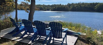 Peaceful Lake Waterfront! Automatic backup Generator! Full Kitchen! Heat & A/C
