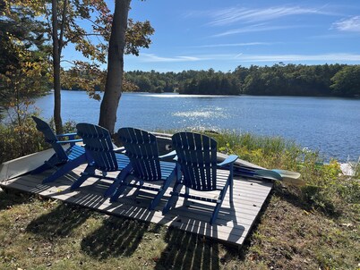 Peaceful Lake Waterfront! Automatic backup Generator! Full Kitchen! Heat & A/C