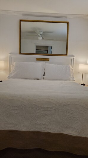 1 slaapkamer, een strijkplank/strijkijzer, wifi, beddengoed