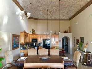 Dining - Stunning 4 Bedroom Beach Villa on Sandy Beach at Las Palmas Beach Resort V14 (Puerto Peñasco)