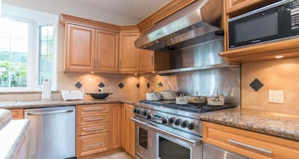 The Hudson House ❤️Lujoso 8 BR + 6 BA en Van central con jacuzzi y sauna ❤️