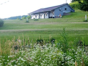 Property grounds - Coulee Region beauty-"coulee" to describe valleys that dissect verdant ridgetops (Stoddard)