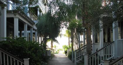 Waterfront community with its own private beach and fishing pier.