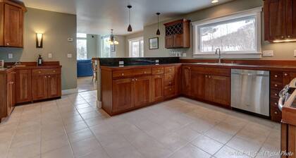 Amazing location with hot tub and front row views of Mt. Alyeska