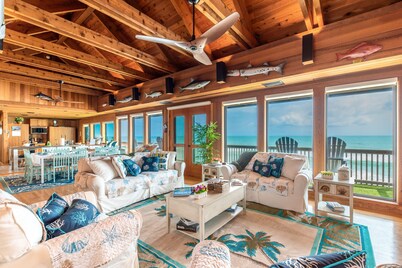 Restoration Sands: FL Beach House DIRECTLY on Beach! Pool, Elevator, Hot Tub!