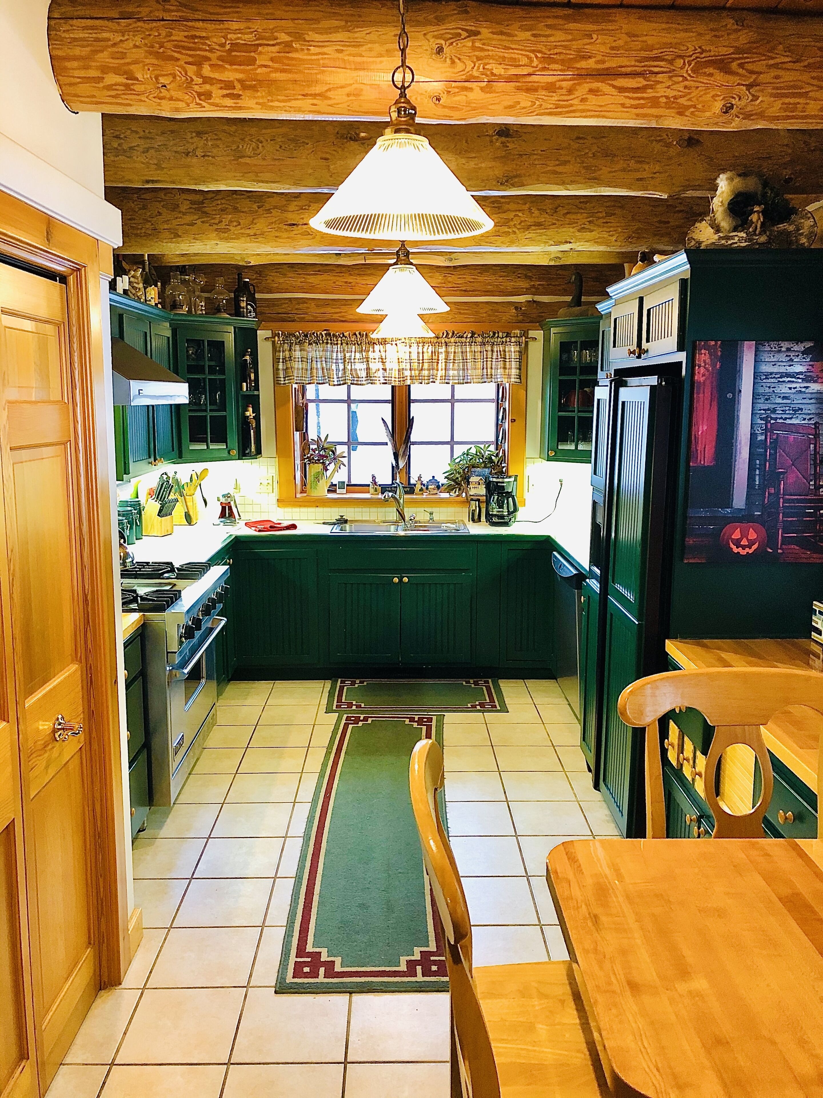 Bellaire Overlook Log Home on private 100 Acres of rolling woods