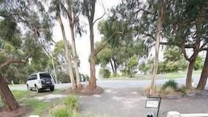 A wooden deck leading to a pathway surrounded by greenery. - Time to wind down, hear the birds, the Sea. New EV Charger.
Double Spa Bath. (Lorne)