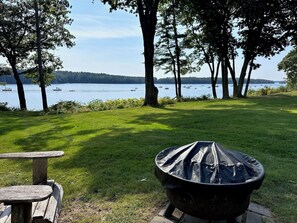Property grounds - Full Moon on the Harraseeket, Freeport, Maine   (Freeport)