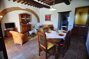 Fernseher, Kamin, DVD-Player, Bücher