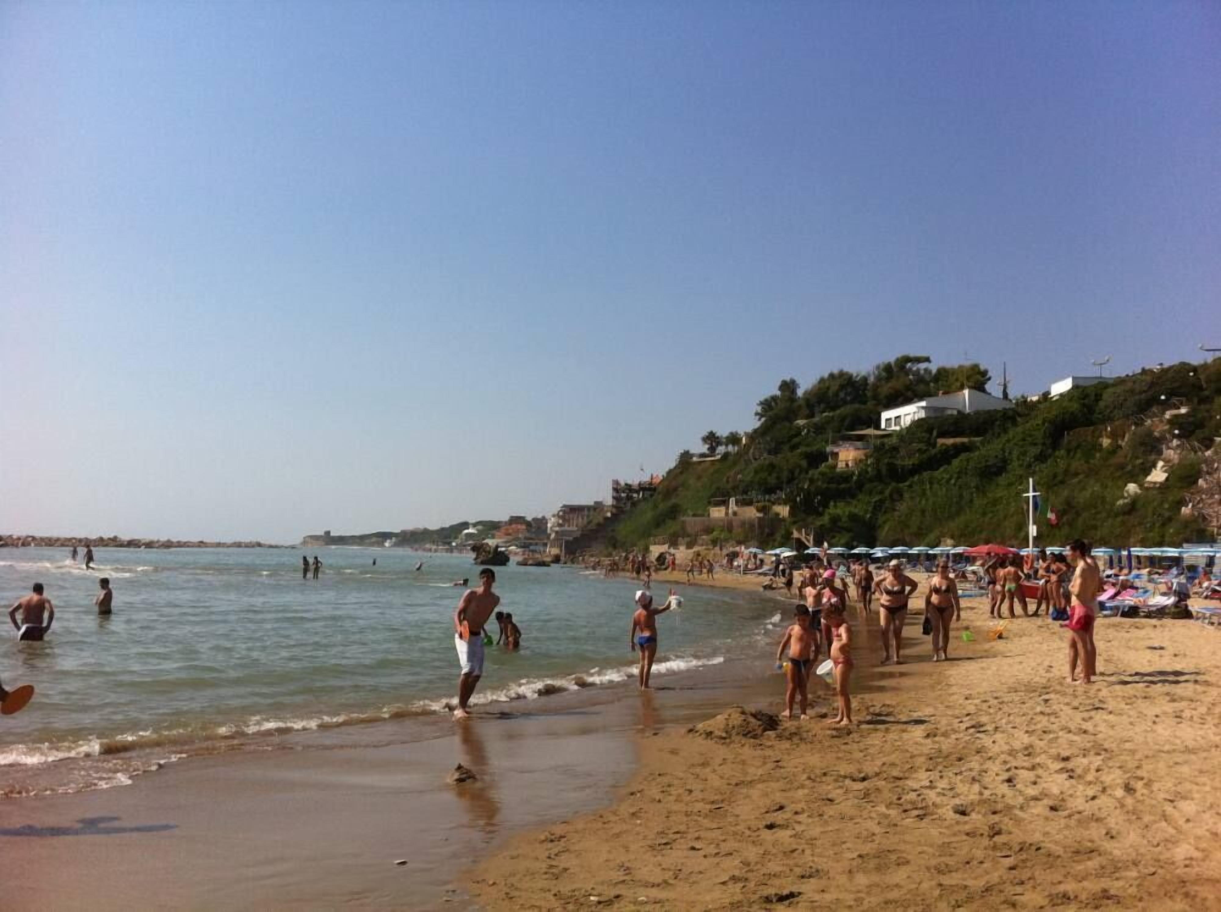 Blick auf den Strand