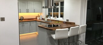 5 * luxury family home on a private sea estate