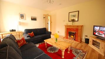 TV, fireplace, DVD player, table tennis