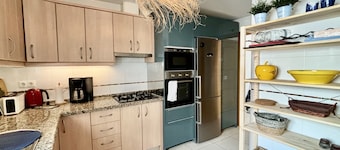 Luxurious accommodation with large terrace and stunning sea views