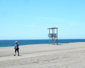 Beach nearby, beach towels