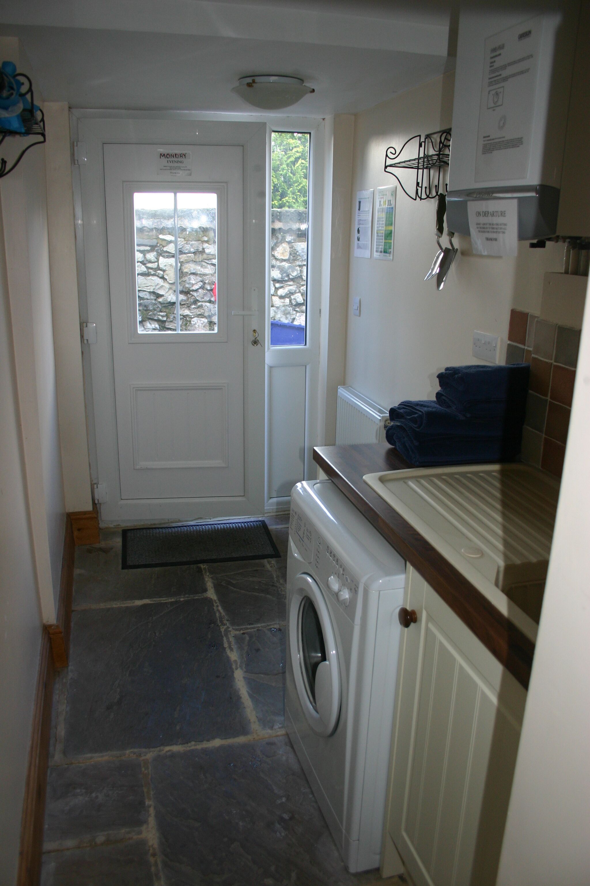 Utility Room With Washing Machine.
Leading to secure rear Courtyard