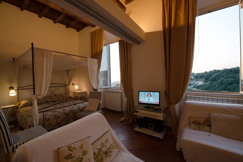 Penthouse in the center of Ariccia, near Rome with panoramic terrace
