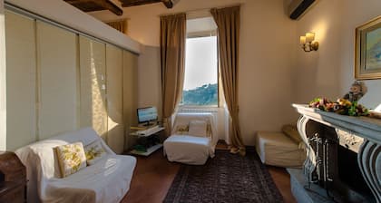 Penthouse in the center of Ariccia, near Rome with panoramic terrace