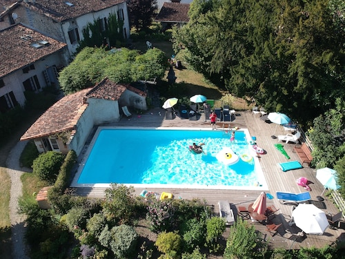 Beautiful 12th Century Post House with Private Pool sleeps 27 in 13 bedrooms.  